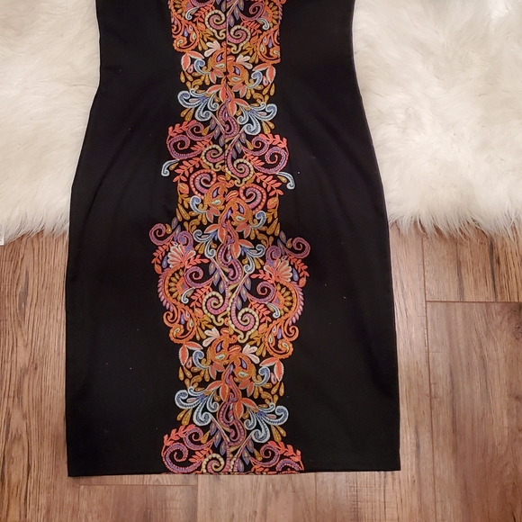 New Paul Brial multicolored midi dress - Picture 4 of 4